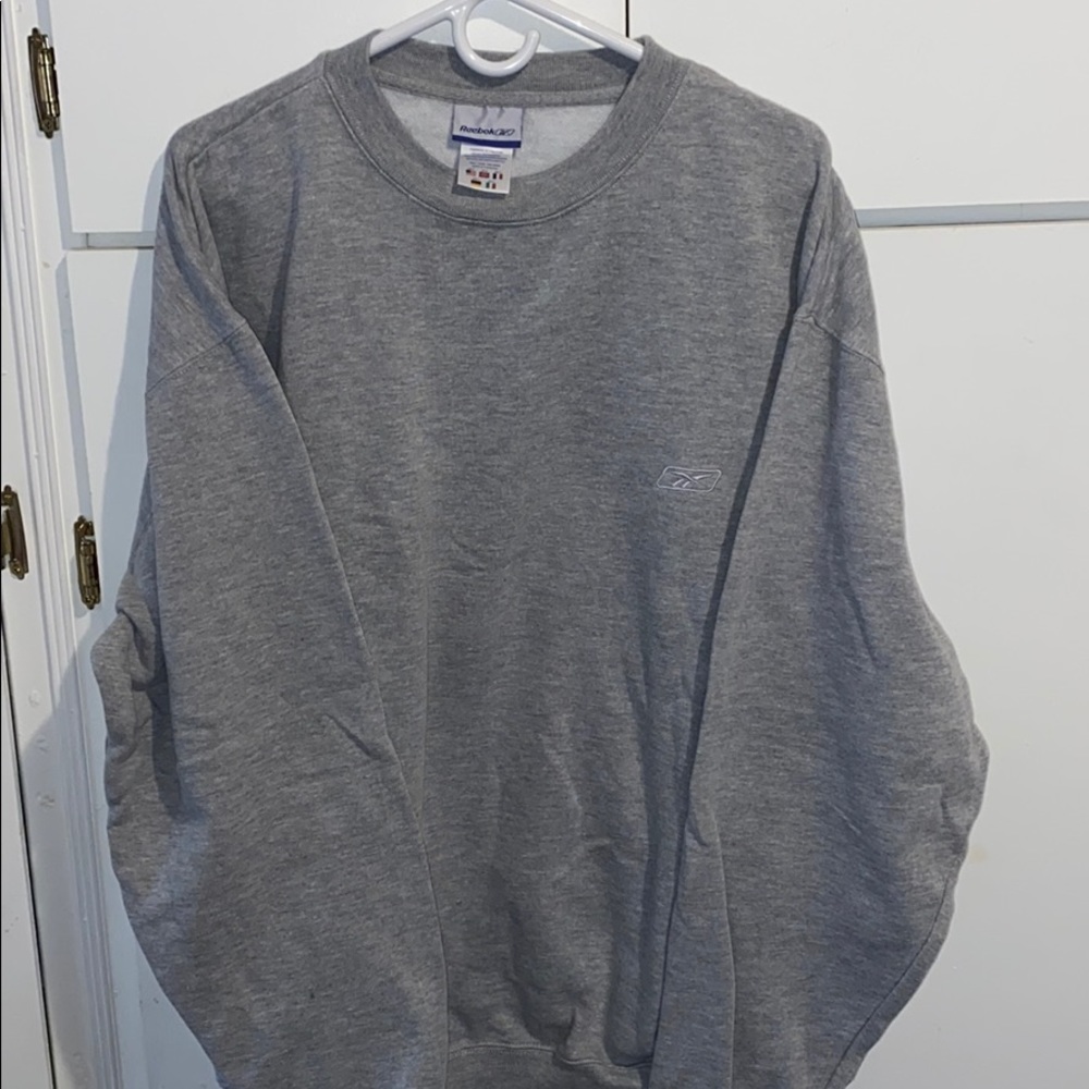 Reebok gray sweater